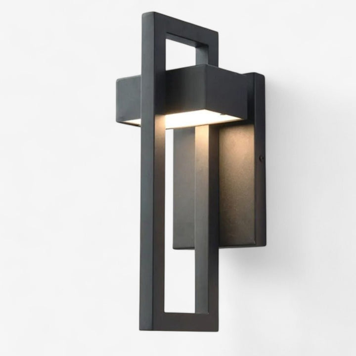 Black Up Down Waterproof Outdoor Wall Light