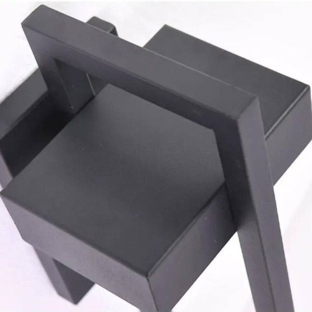 Black Up Down Waterproof Outdoor Wall Light