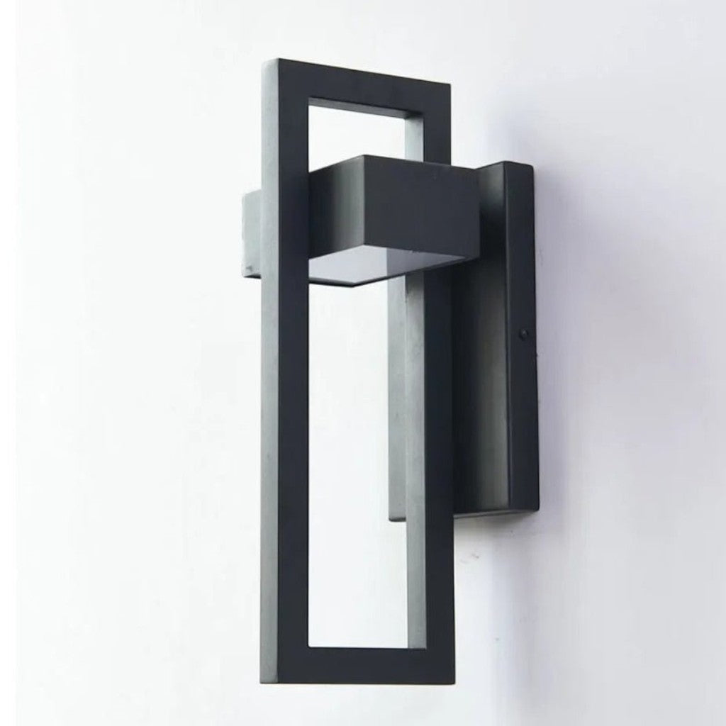 Black Up Down Waterproof Outdoor Wall Light