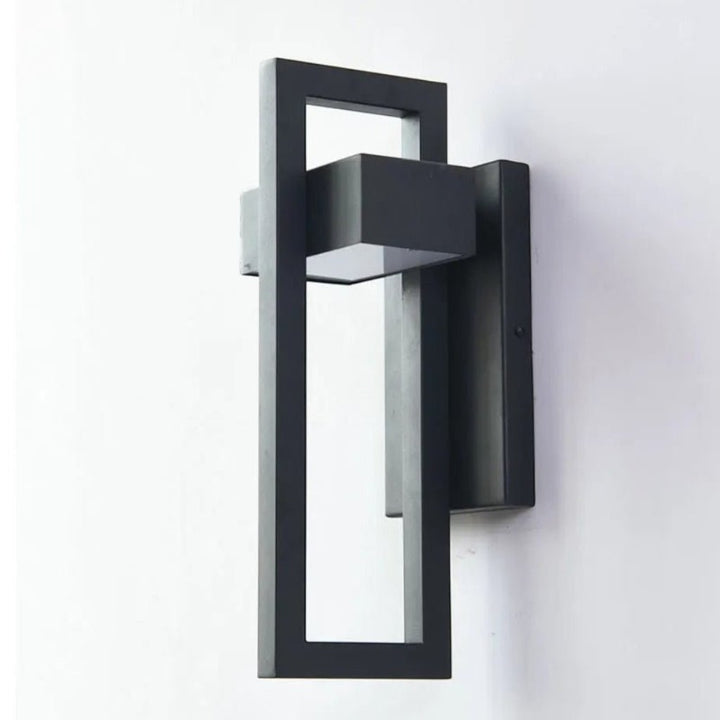 Black Up Down Waterproof Outdoor Wall Light