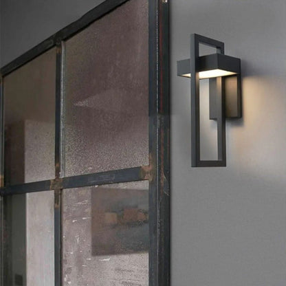 Black Up Down Waterproof Outdoor Wall Light Boldenn