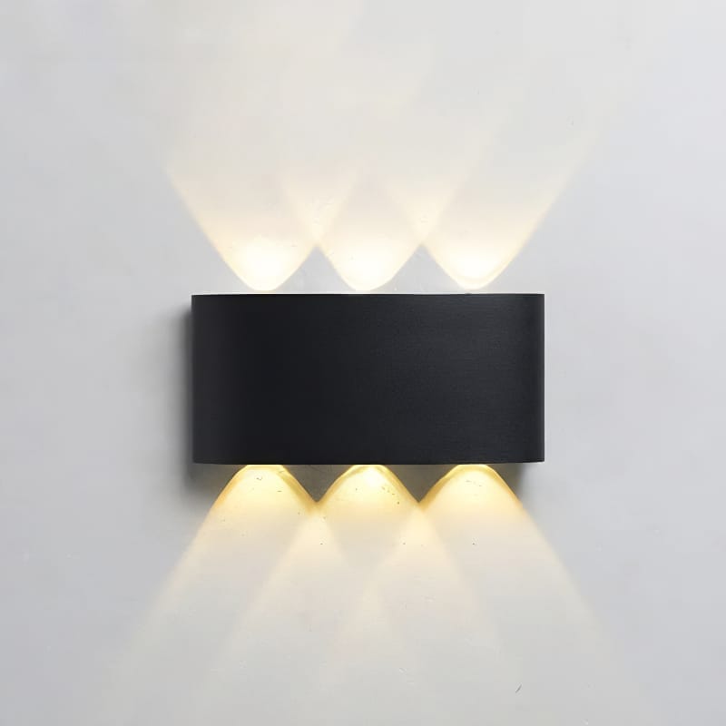 Black Waterproof Outdoor LED Wall Lamp Boldenn