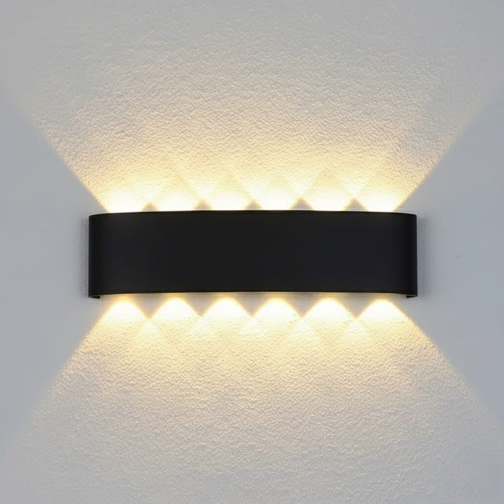 Black Waterproof Outdoor LED Wall Lamp Boldenn