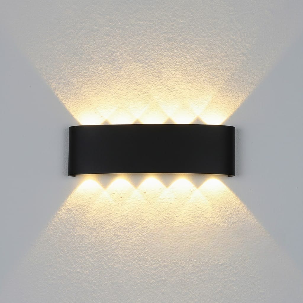 Black Waterproof Outdoor LED Wall Lamp Boldenn