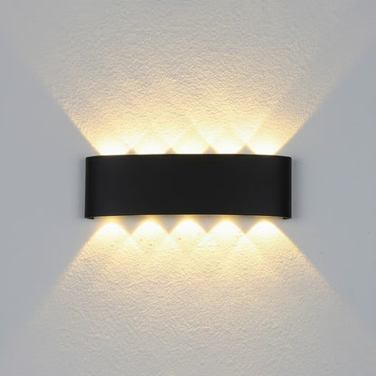 Black Waterproof Outdoor LED Wall Lamp Boldenn