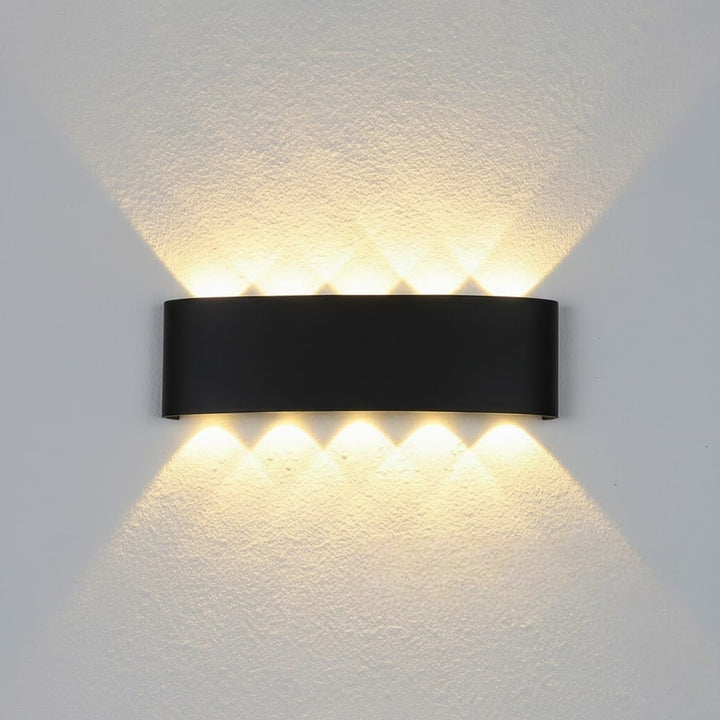 Black Waterproof Outdoor LED Wall Lamp Boldenn