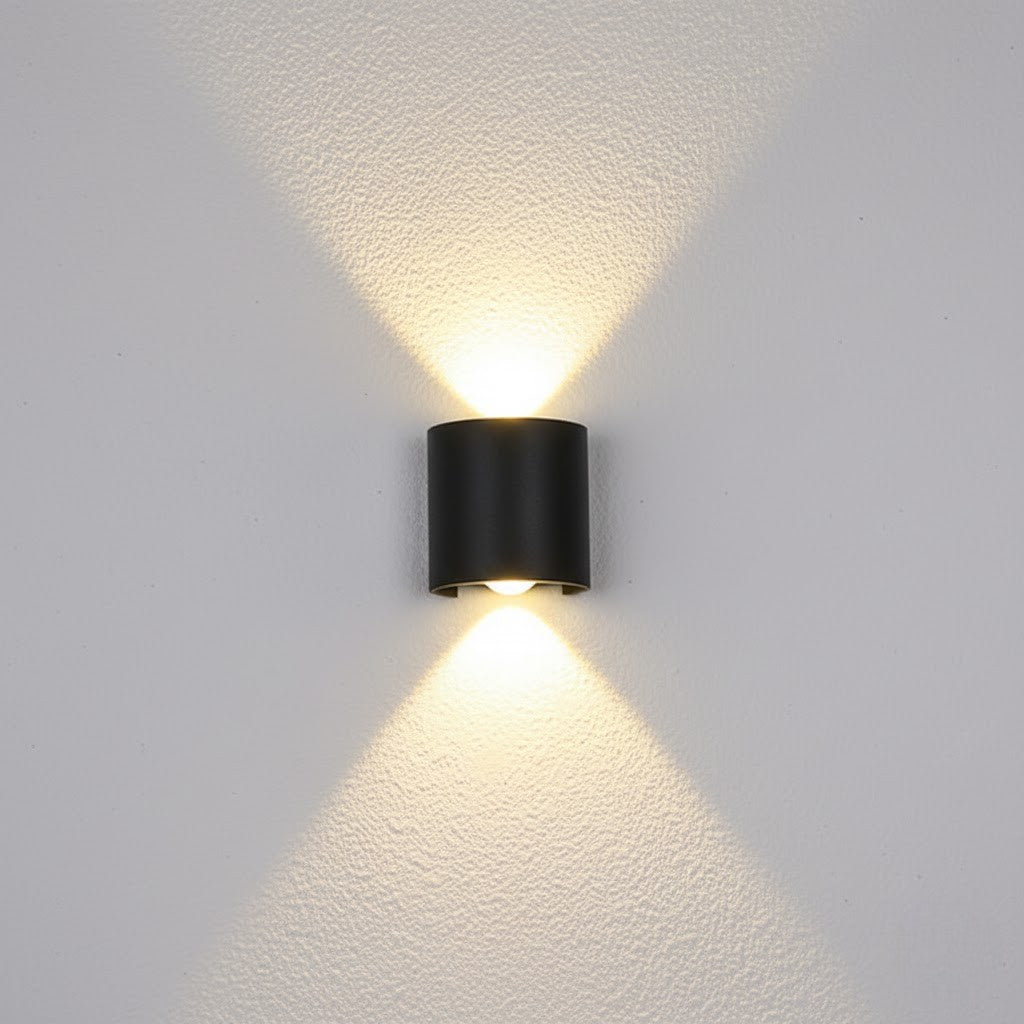 Black Waterproof Outdoor LED Wall Lamp
