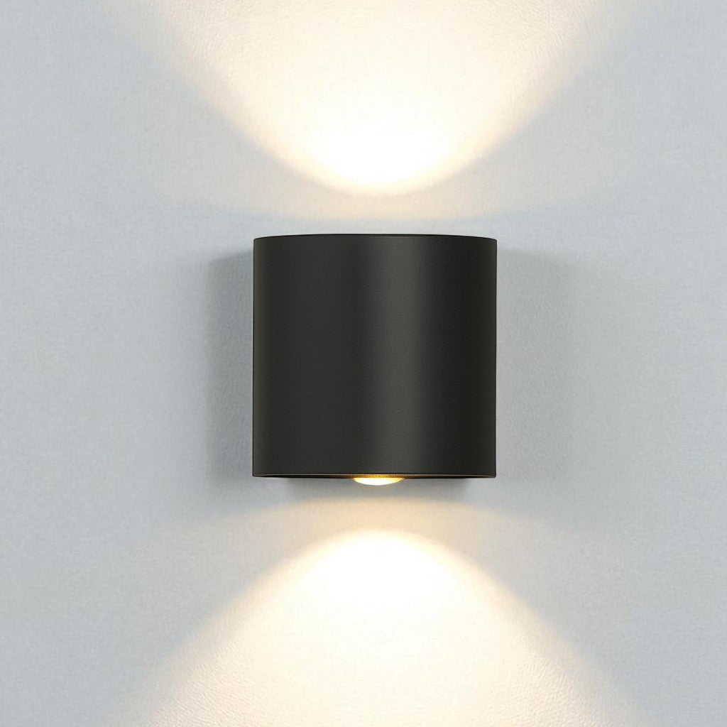 Black Waterproof Outdoor LED Wall Lamp