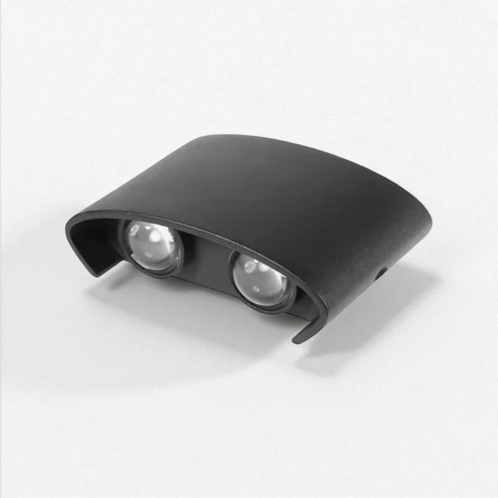 Black Waterproof Outdoor LED Wall Lamp