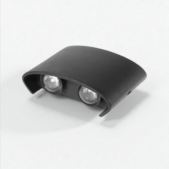 Black Waterproof Outdoor LED Wall Lamp