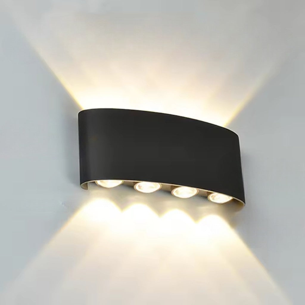 Black Waterproof Outdoor LED Wall Lamp