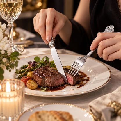 British Style Stainless Steel Cutlery Set – Classic Elegant Dining