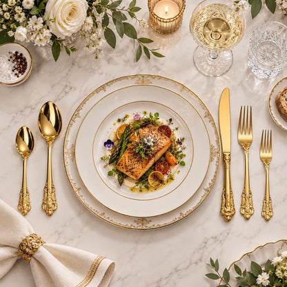 British Style Stainless Steel Cutlery Set – Classic Elegant Dining