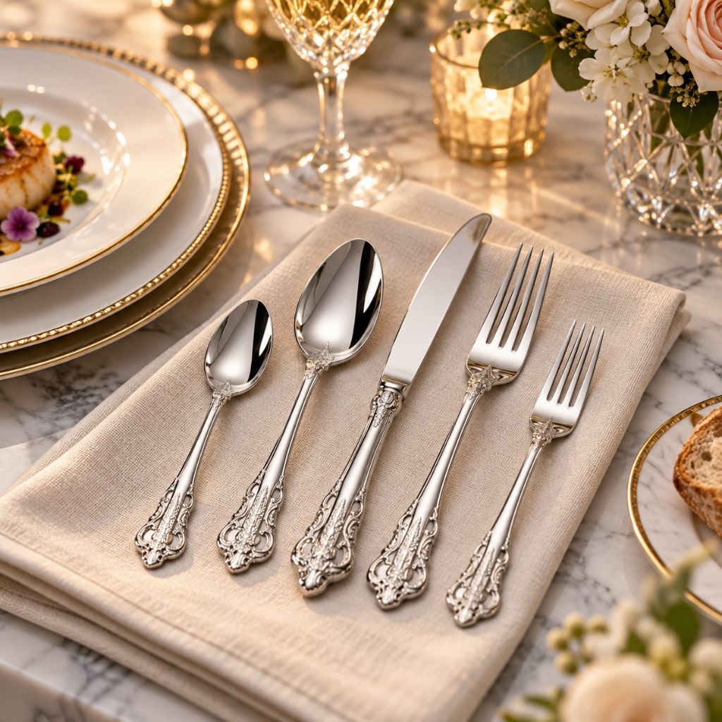 British Style Stainless Steel Cutlery Set – Classic Elegant Dining