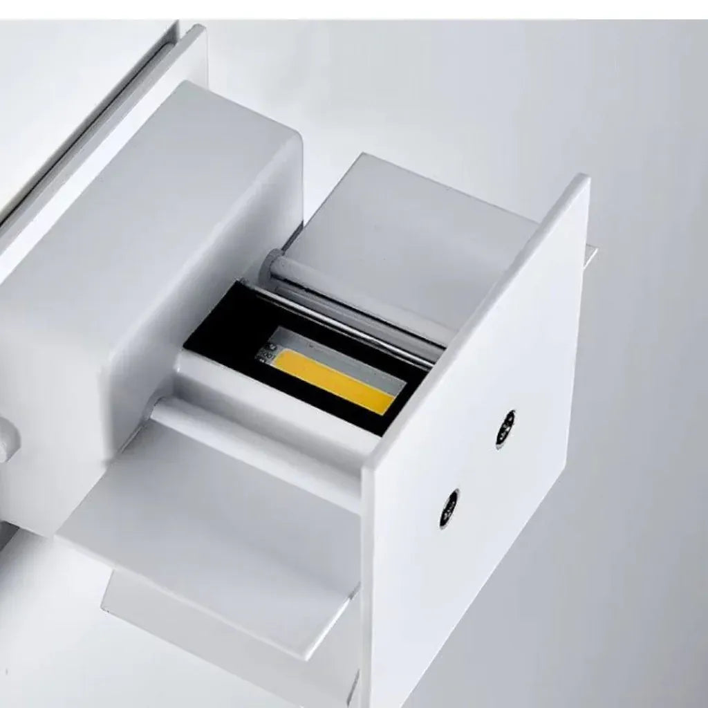 Brushed Waterproof Cube LED Up Down Wall Light Boldenn