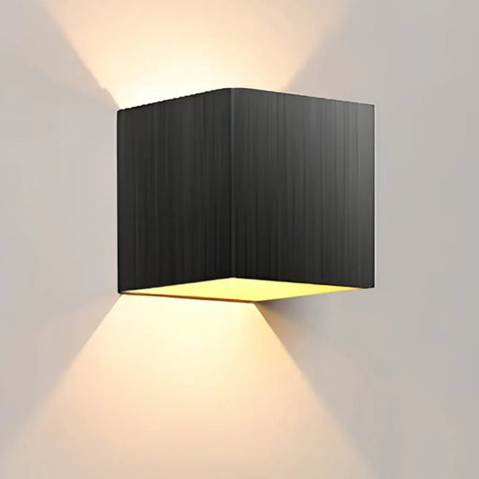 Brushed Waterproof Cube LED Up Down Wall Light Boldenn