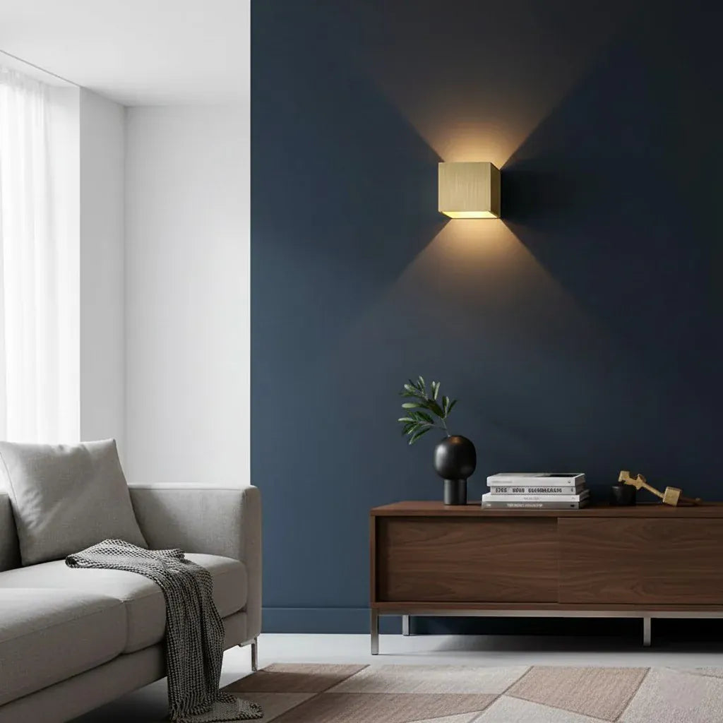 Brushed Waterproof Cube LED Up Down Wall Light Boldenn