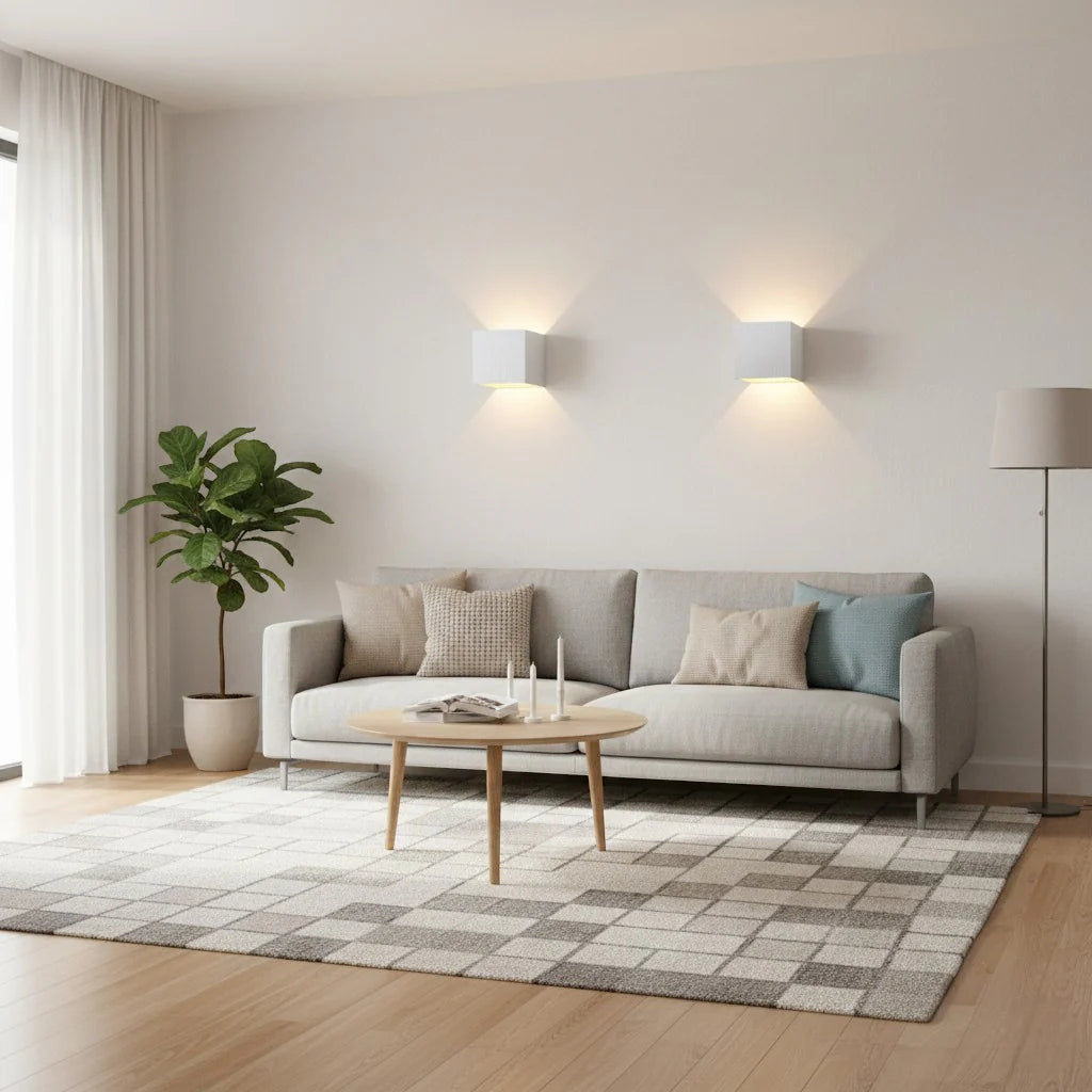 Brushed Waterproof Cube LED Up Down Wall Light