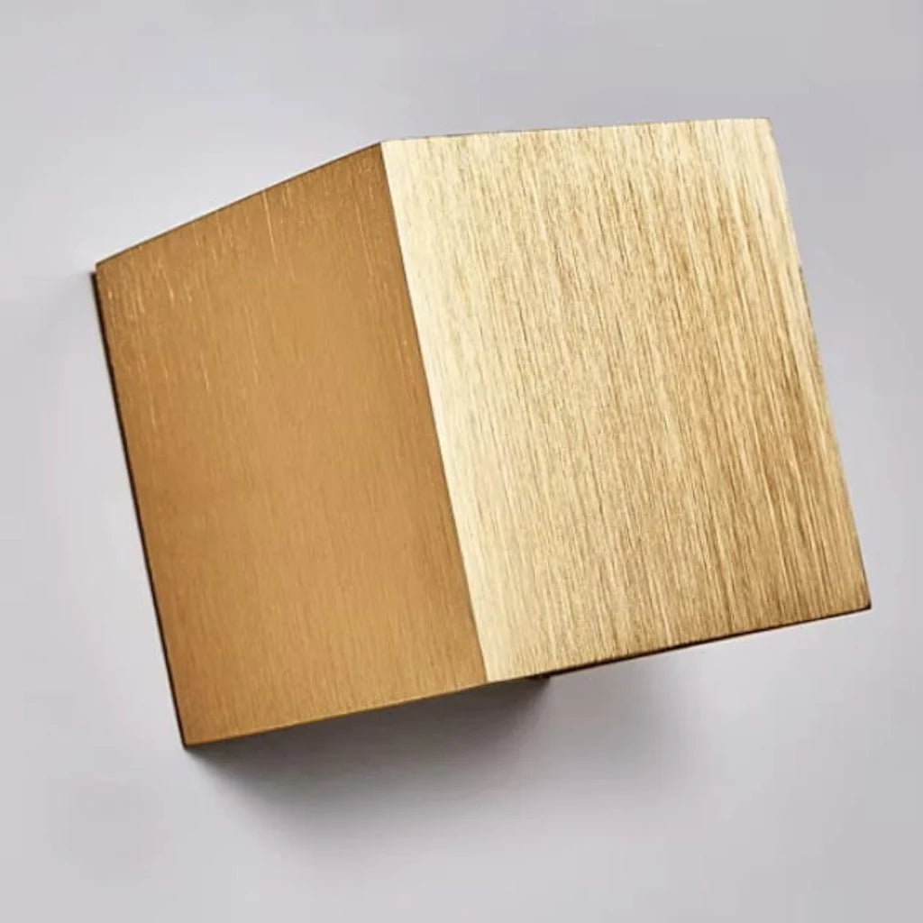 Brushed Waterproof Cube LED Up Down Wall Light