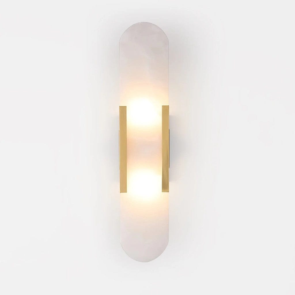 Chan Alabaster & Metal Wall Lamp Boldenn