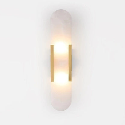Chan Alabaster & Metal Wall Lamp Boldenn