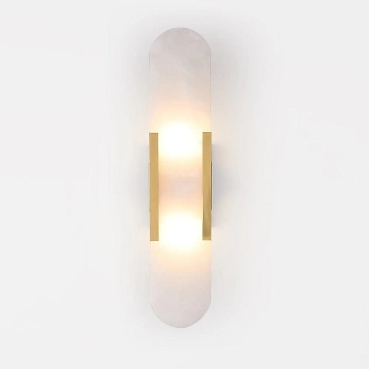 Chan Alabaster & Metal Wall Lamp Boldenn