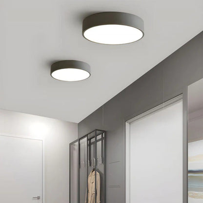 Circle Semi Flush Ceiling Light Fixture For Living Room Boldenn