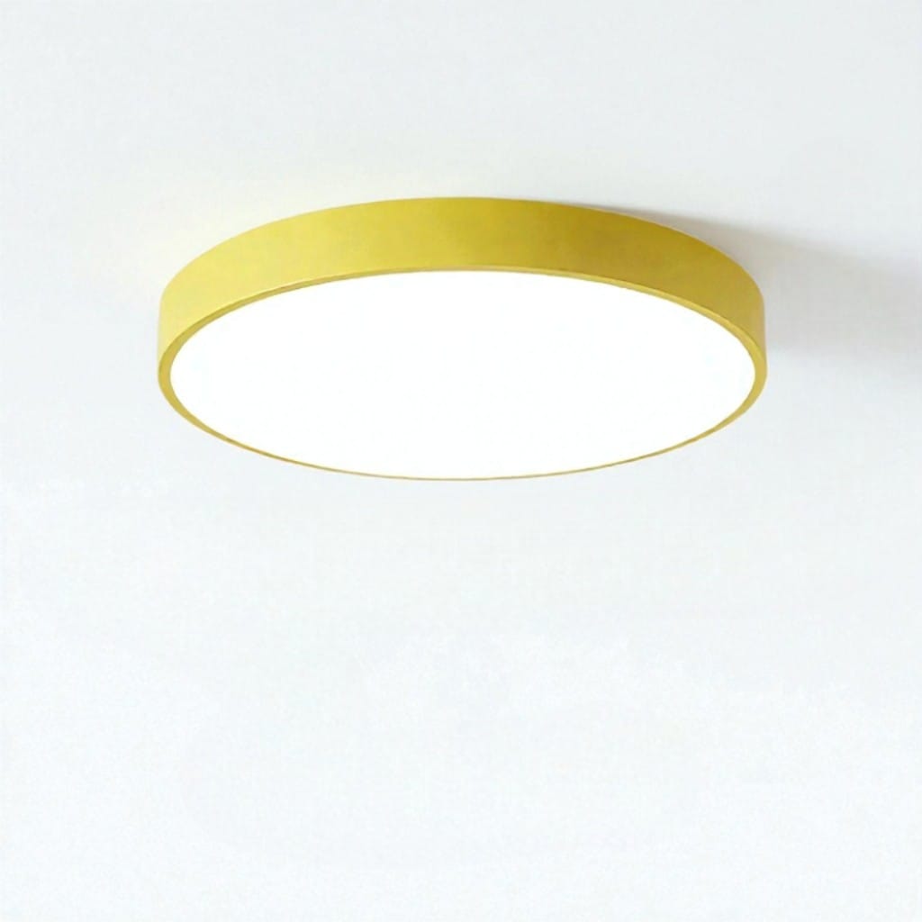 Circle Semi Flush Ceiling Light Fixture For Living Room Boldenn