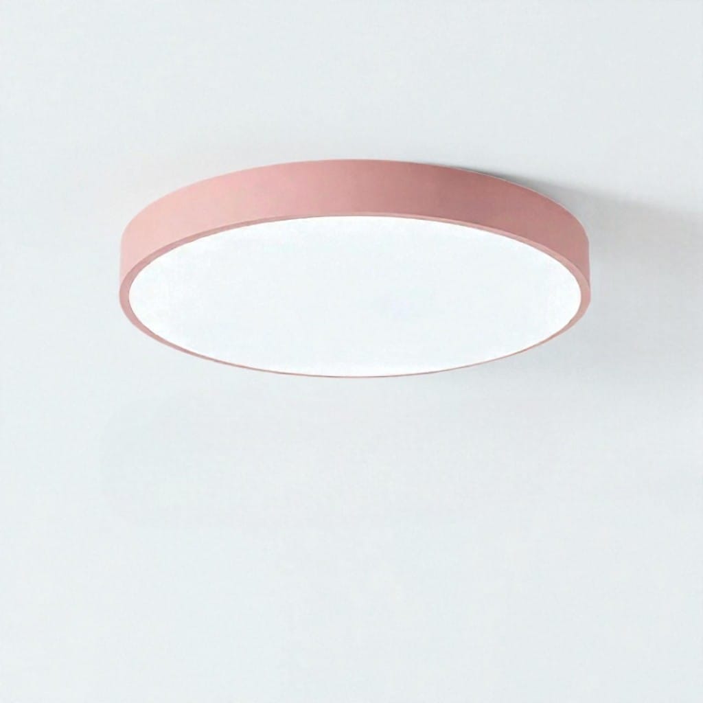 Circle Semi Flush Ceiling Light Fixture For Living Room Boldenn