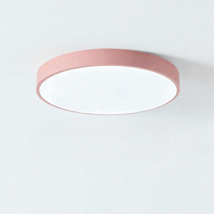 Circle Semi Flush Ceiling Light Fixture For Living Room Boldenn