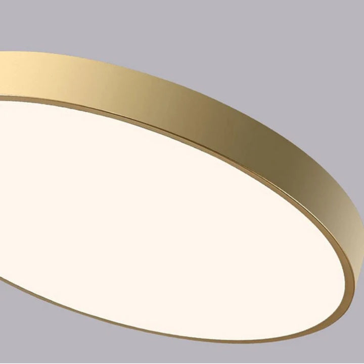 Circle Semi Flush Ceiling Light Fixture For Living Room