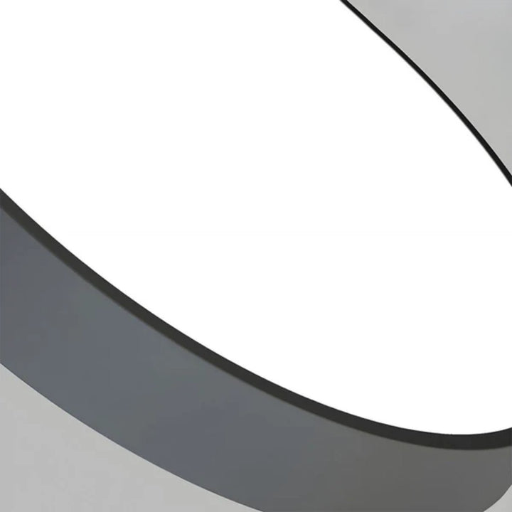 Circle Semi Flush Ceiling Light Fixture For Living Room