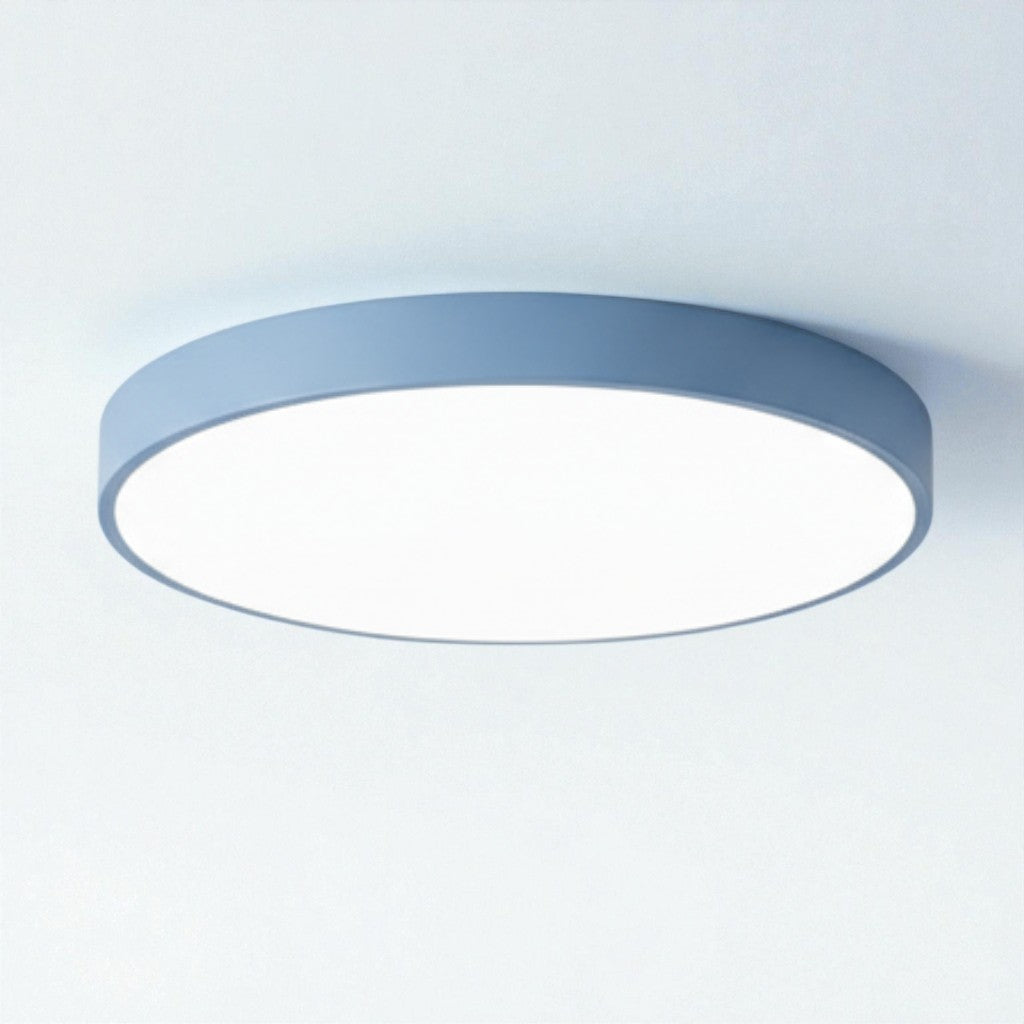 Circle Semi Flush Ceiling Light Fixture For Living Room