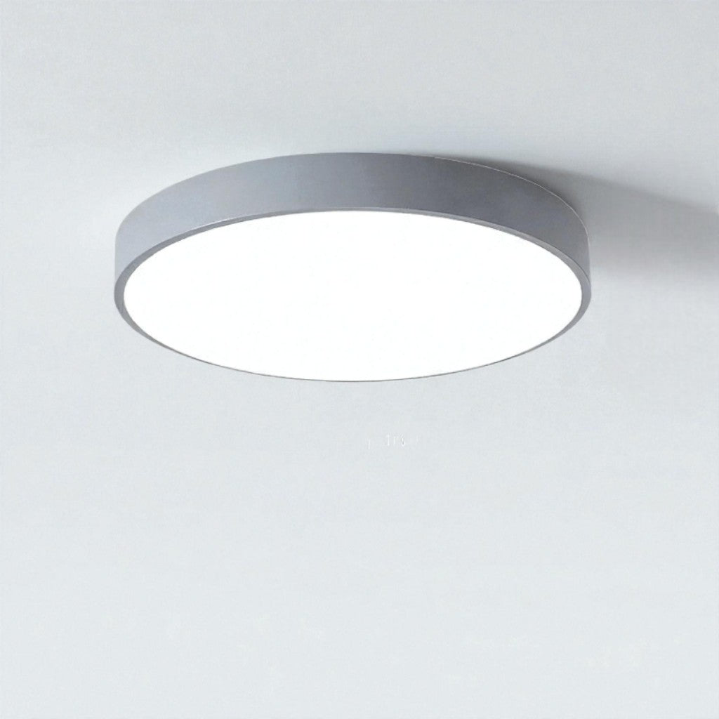 Circle Semi Flush Ceiling Light Fixture For Living Room