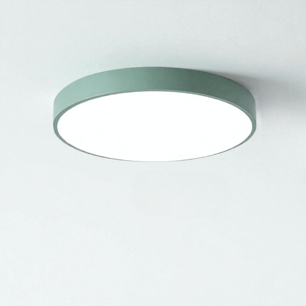 Circle Semi Flush Ceiling Light Fixture For Living Room