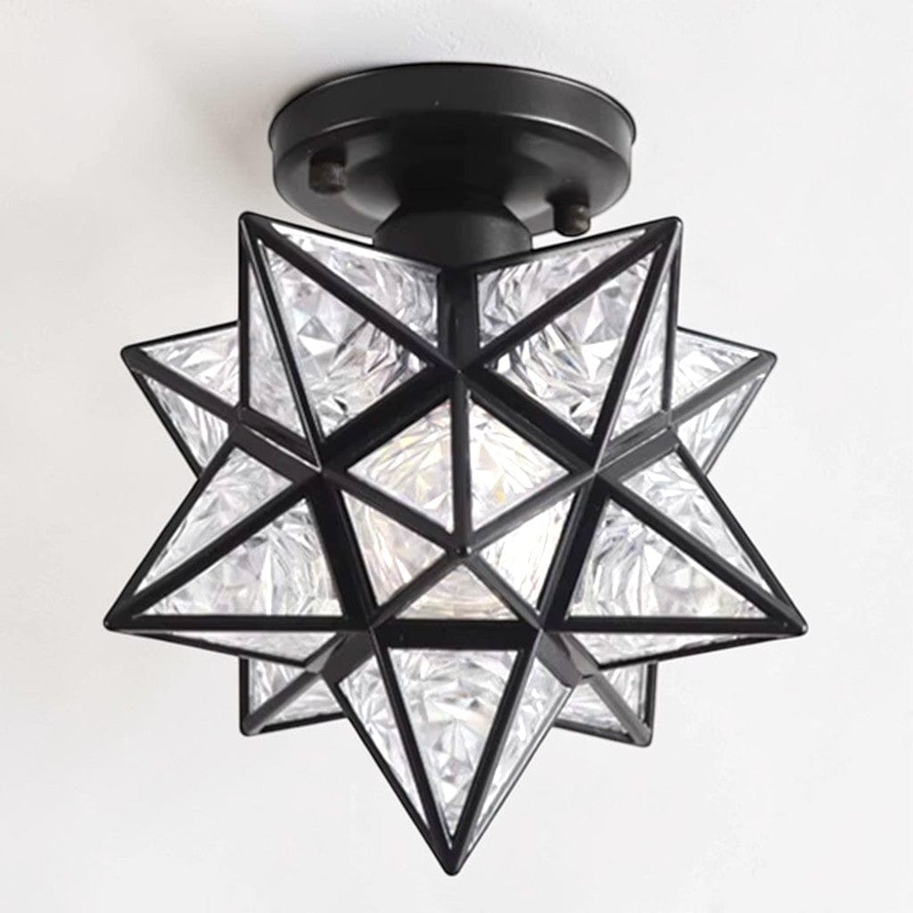 Classic Star Semi Flush Mount Ceiling Light Boldenn