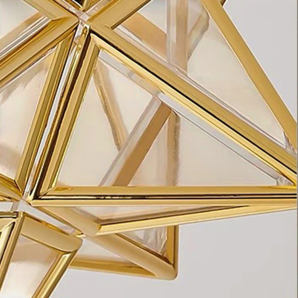 Classic Star Semi Flush Mount Ceiling Light Boldenn