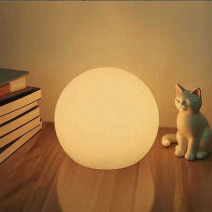Cordless LED Globe Moon Table Lamp Boldenn