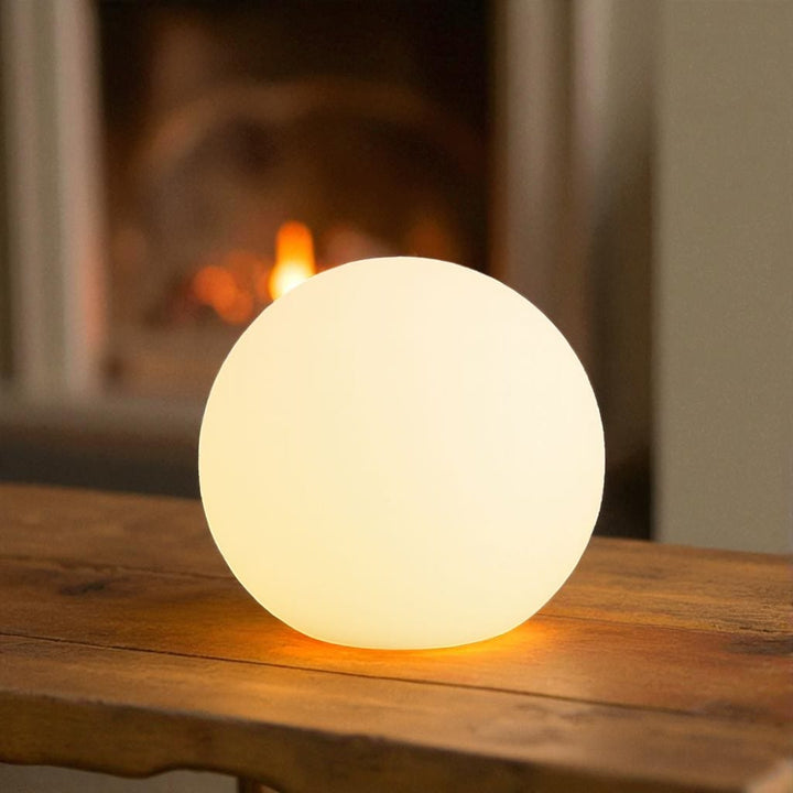 Cordless LED Globe Moon Table Lamp Boldenn