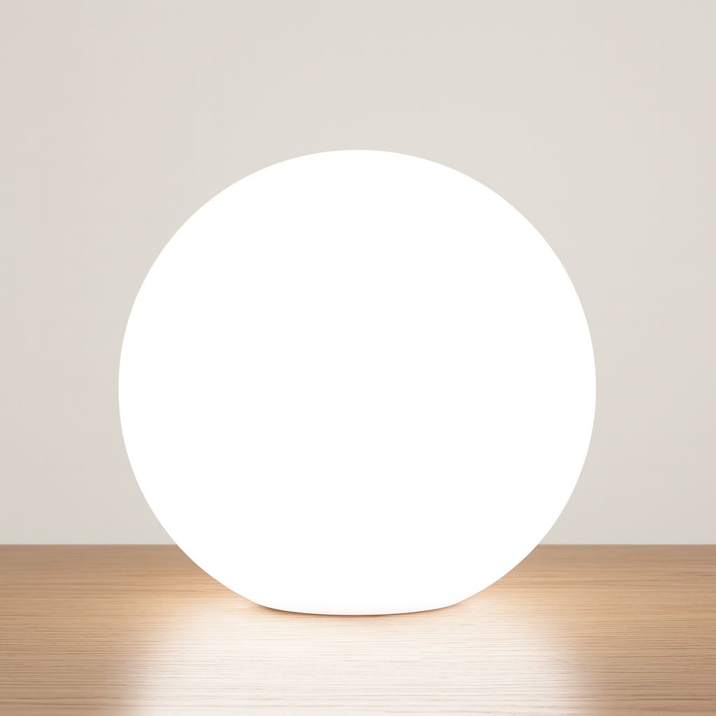 Cordless LED Globe Moon Table Lamp