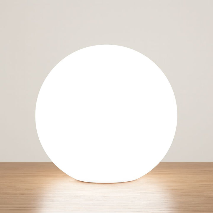 Cordless LED Globe Moon Table Lamp
