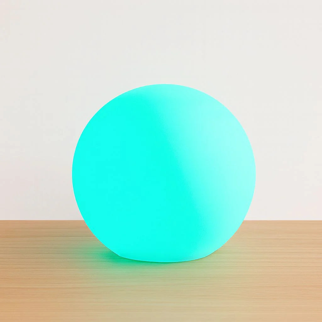 Cordless LED Globe Moon Table Lamp