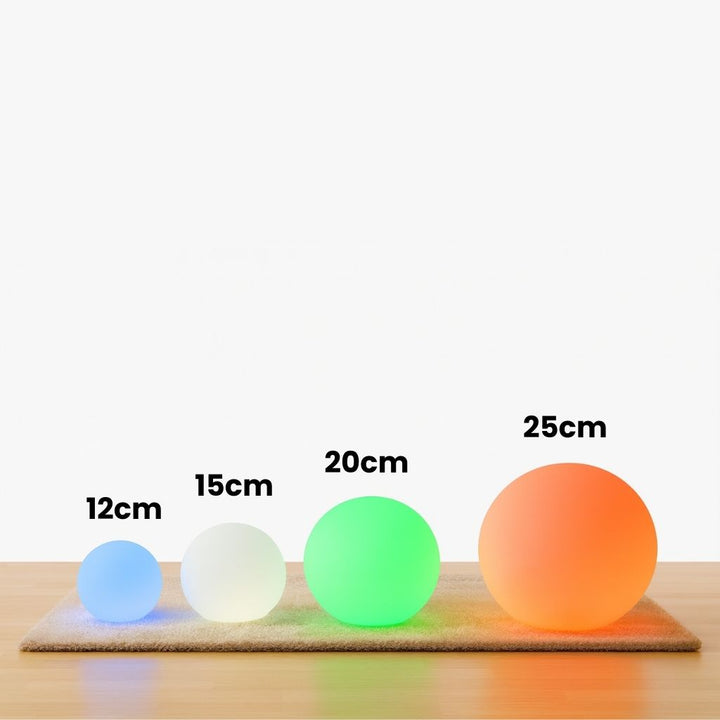 Cordless LED Globe Moon Table Lamp
