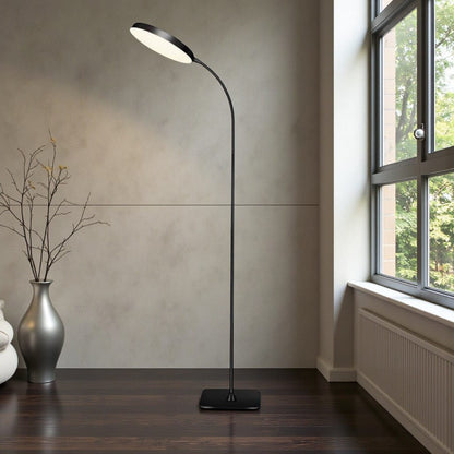 Dimmable Gooseneck Floor Lamp with Adjustable Height Boldenn