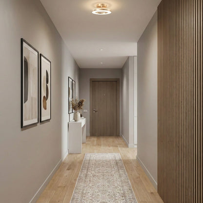 Floating Halo Semi Flush Mount Ceiling Light Boldenn