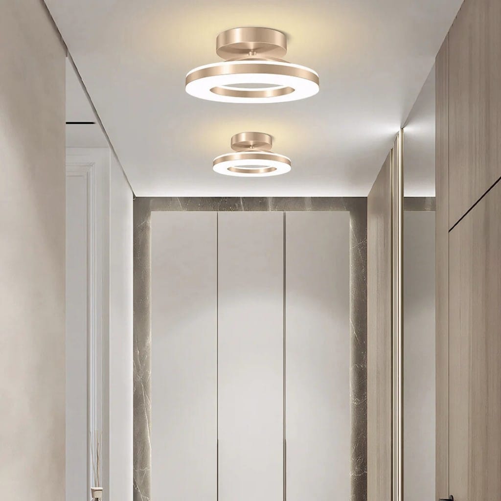 Floating Halo Semi Flush Mount Ceiling Light Boldenn
