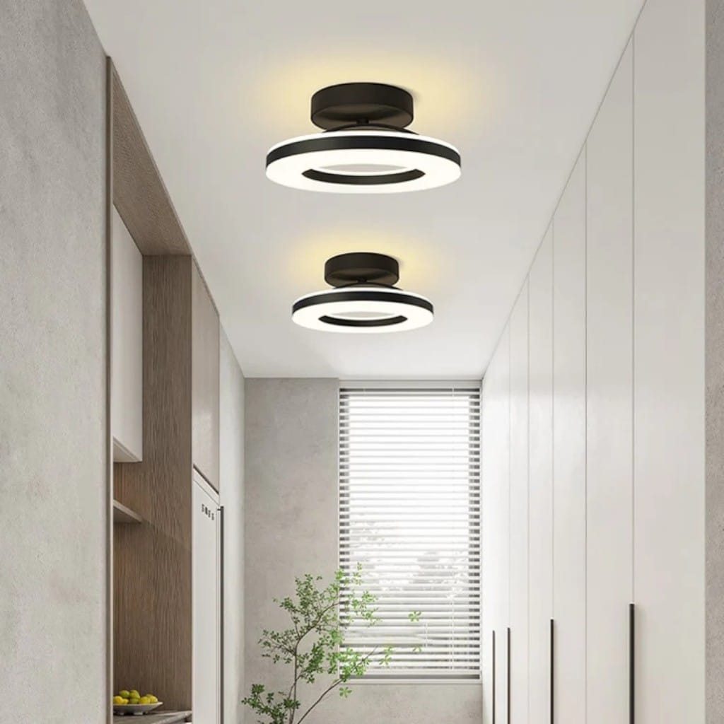 Floating Halo Semi Flush Mount Ceiling Light Boldenn