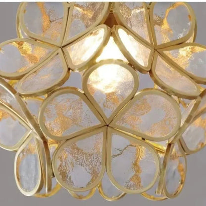 Flora Flower Stained Glass Pendant Light Boldenn