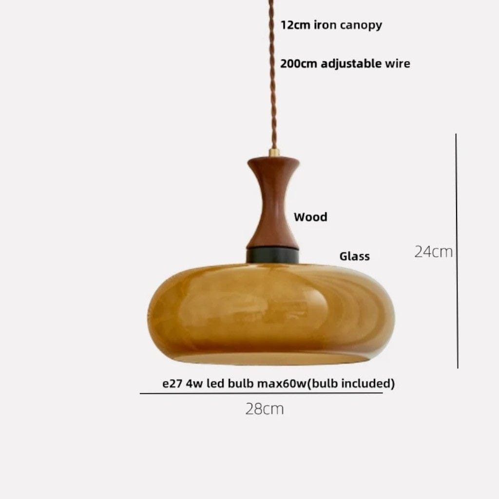 GialloVibe Vintage Dome Pendant Lamp Boldenn