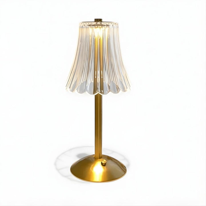 Golden Crystal Dining Table Light